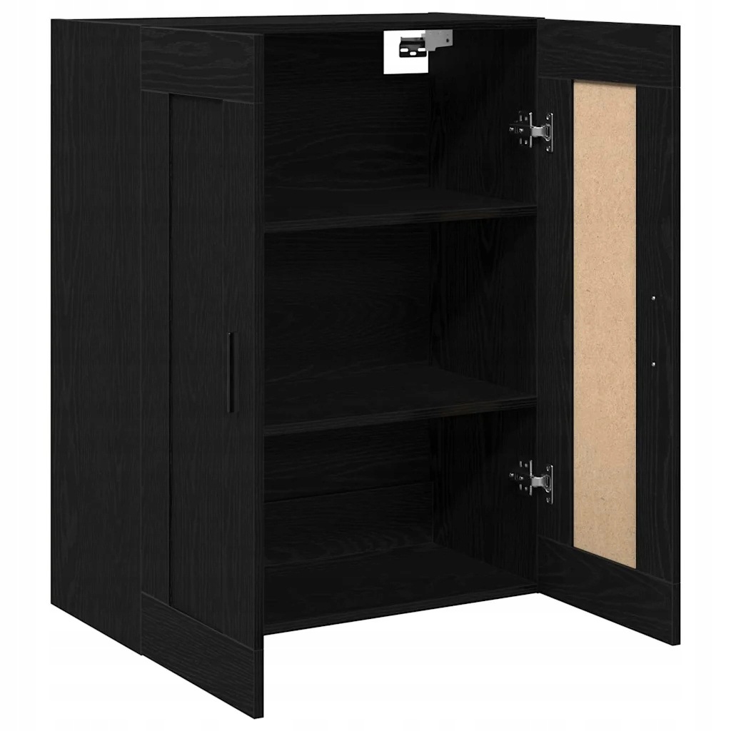 vidaXL Nástěnná skříň Černý dub 69,5 x 34 x 90 cm kompozitní dřevo