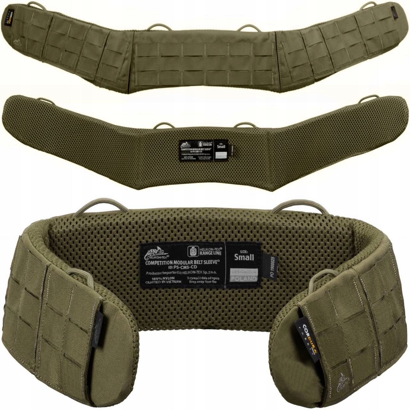 Modulární Pás Pro Taktický Pás Competition Helikon Olive Green XL