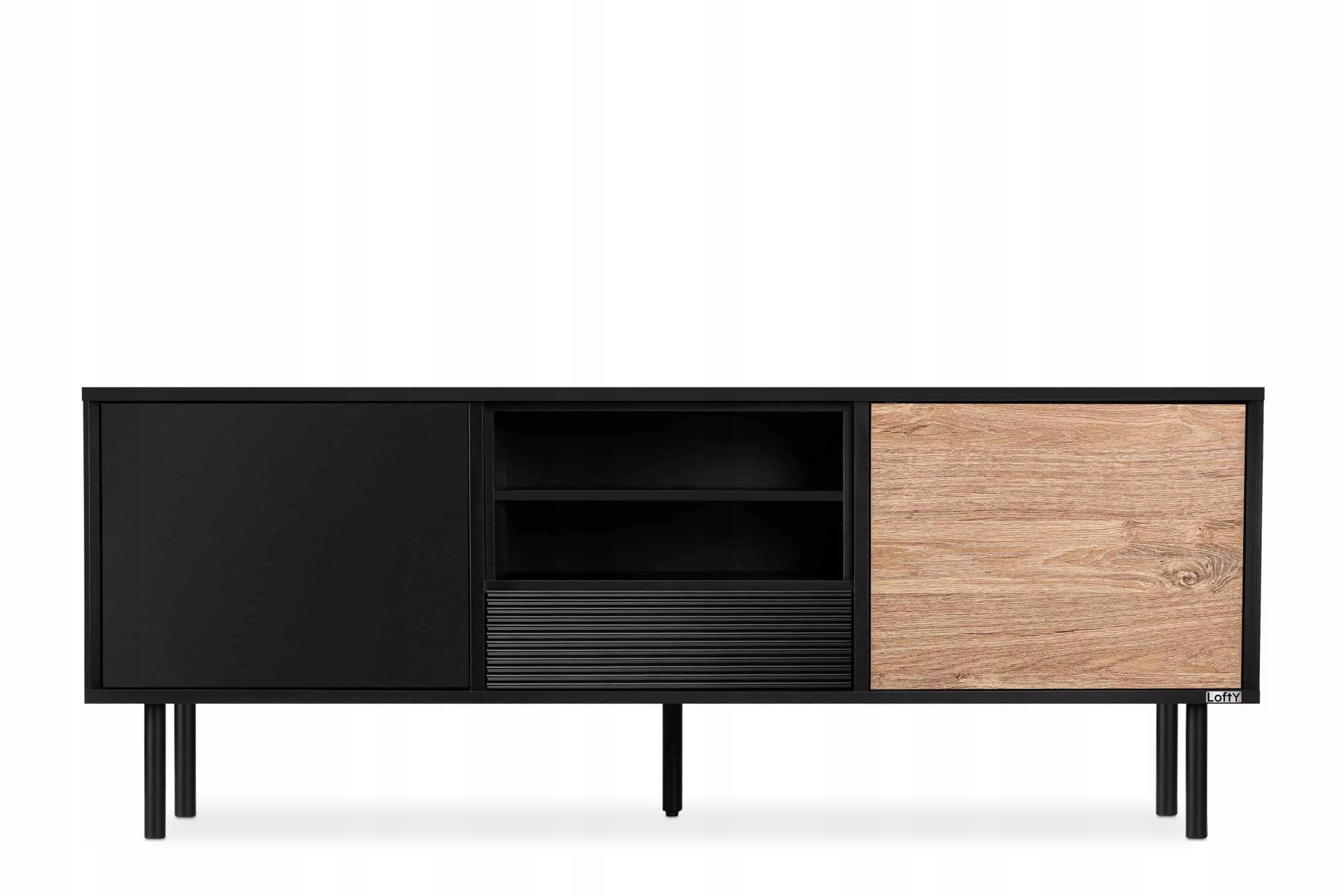 ШКАФ ТВ 150КМ СТОЯЩИЙ ПОД ТВ ЦИНОВКА ЛОФТЫ ДУБА