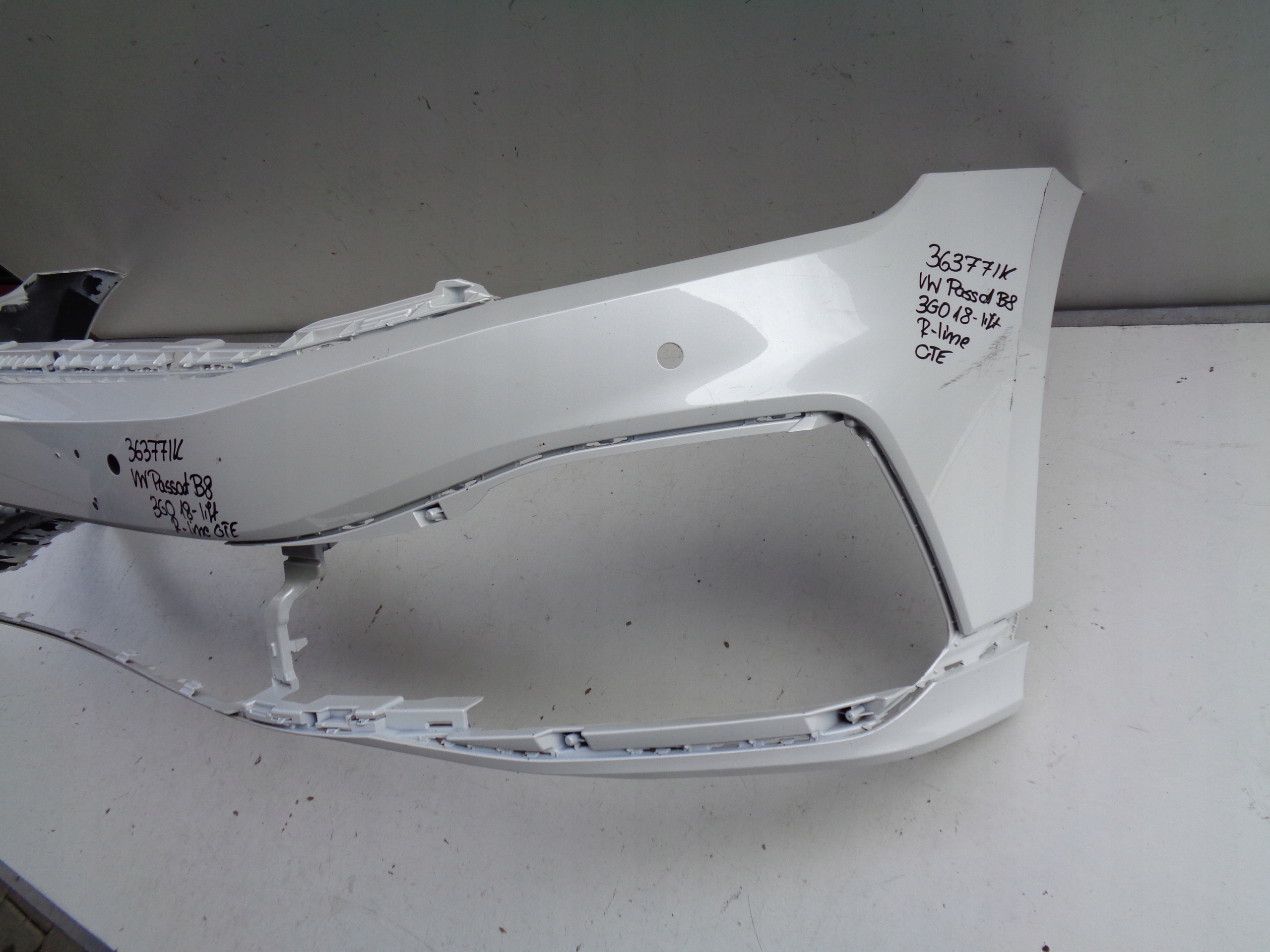 front bumper VW PASSAT B8 3G 18 LIFT GTE R-LINE