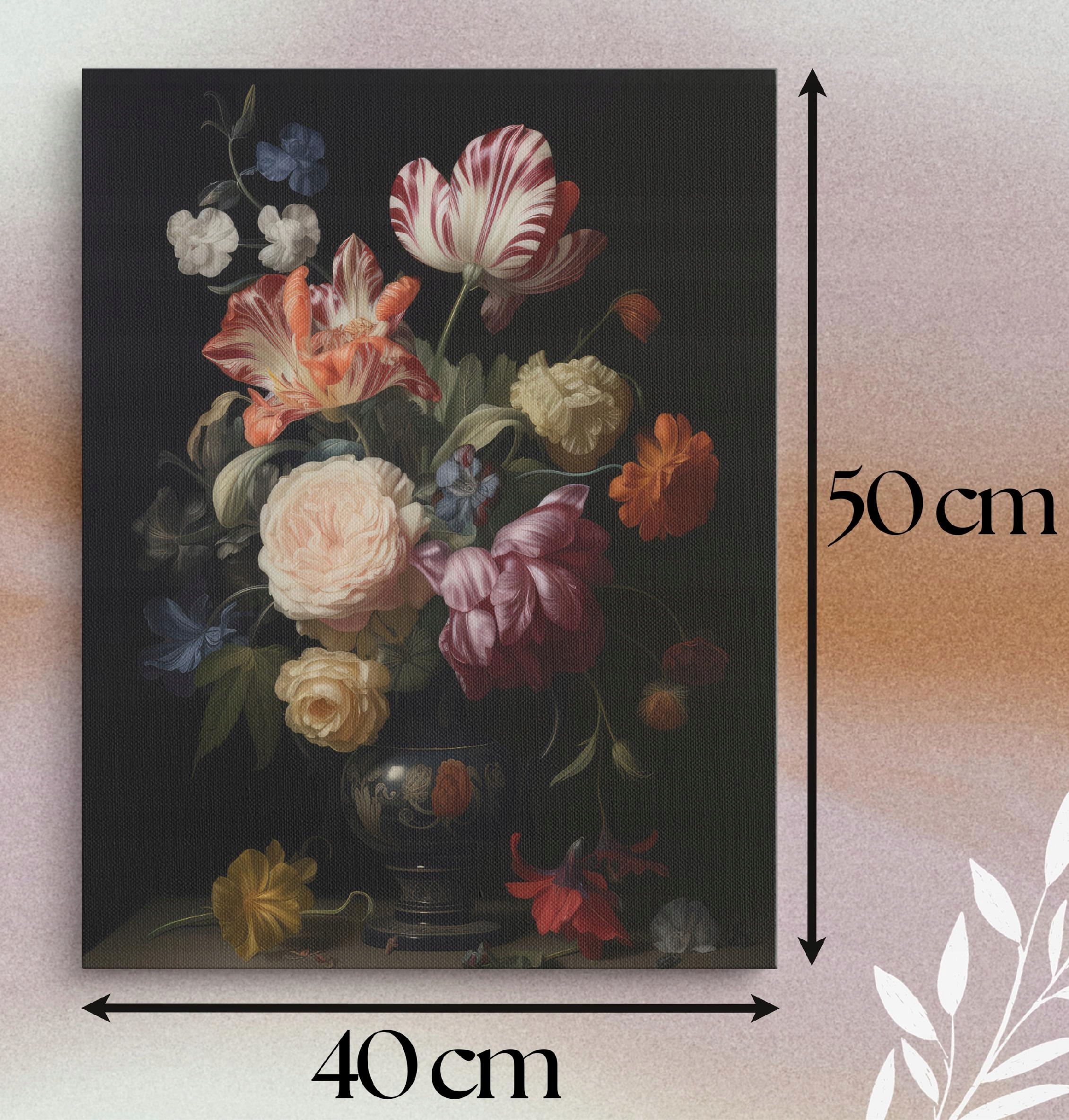 OBRAZ KWIATY NA PŁÓTNIE OBRAZY NA ŚCIANĘ DO SALONU BUKIET *wiele wzorów Materiał wykonania płótno