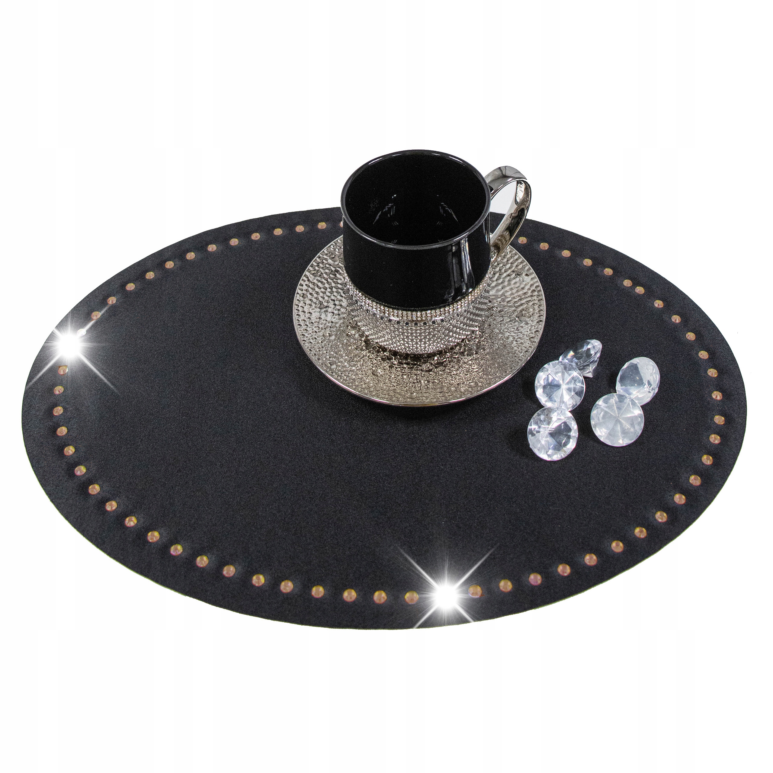 

Podkładka dekoracyjna owal Glamour 30x42 zł