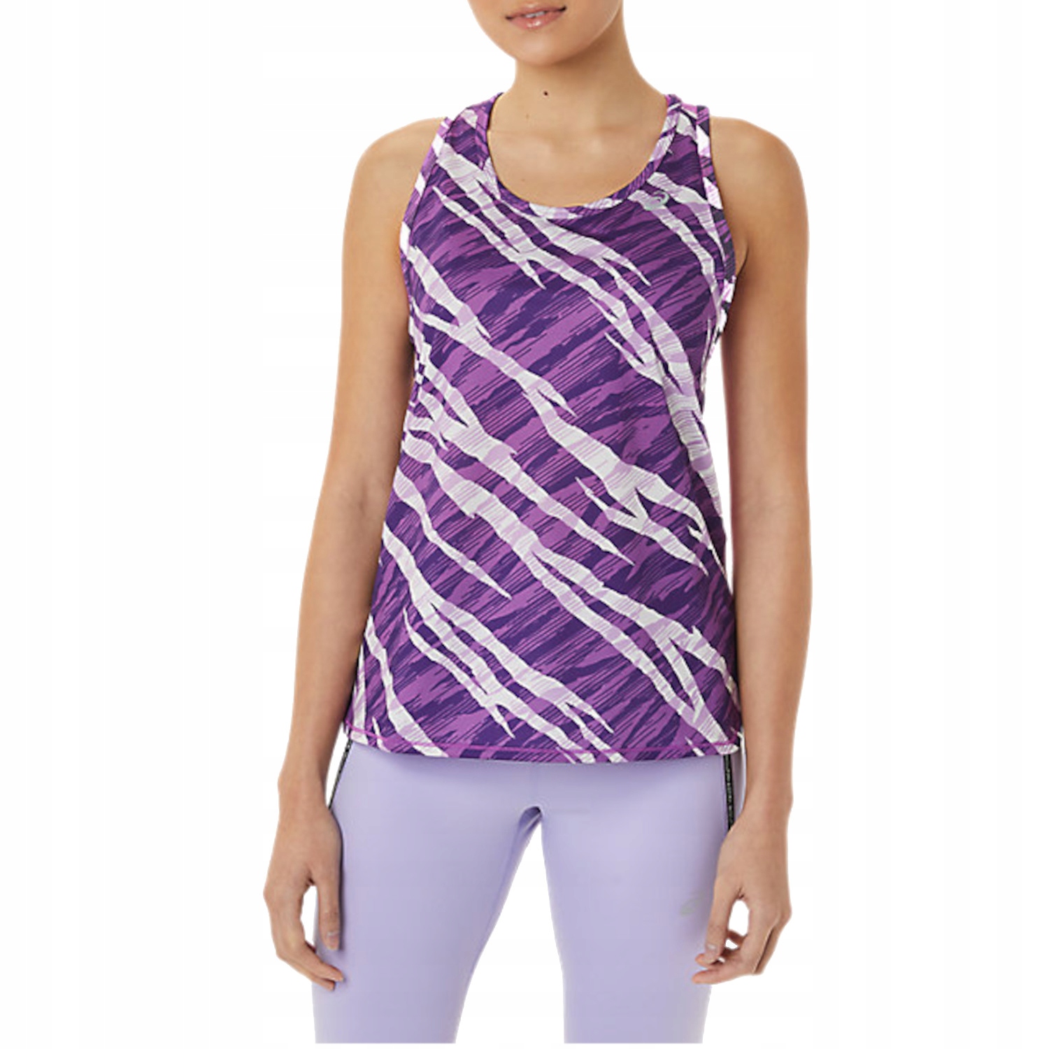 Dámské Polyester tričko Asics Wild Camo Tank [L] fialové
