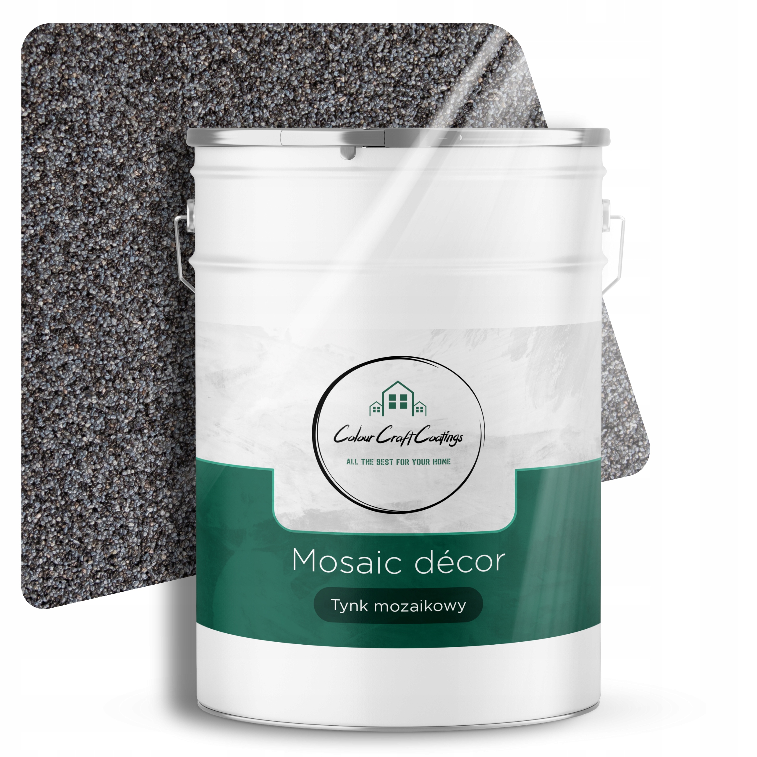 Mozaiková Omietka Živicová Mozaika Dekoratívna Tmavošedá 25 Kg M42