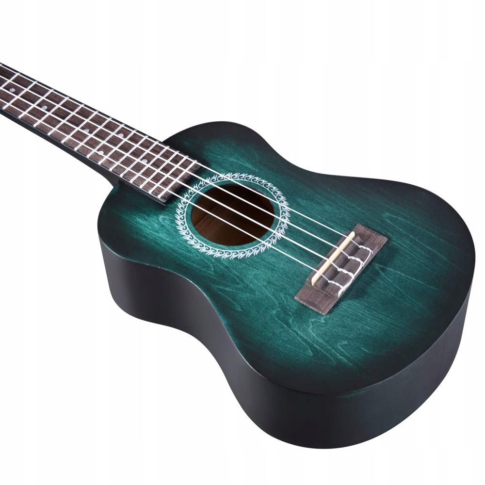 Winzz Ukulele koncert 60 cm niebiesko-zielony, Kolor inny