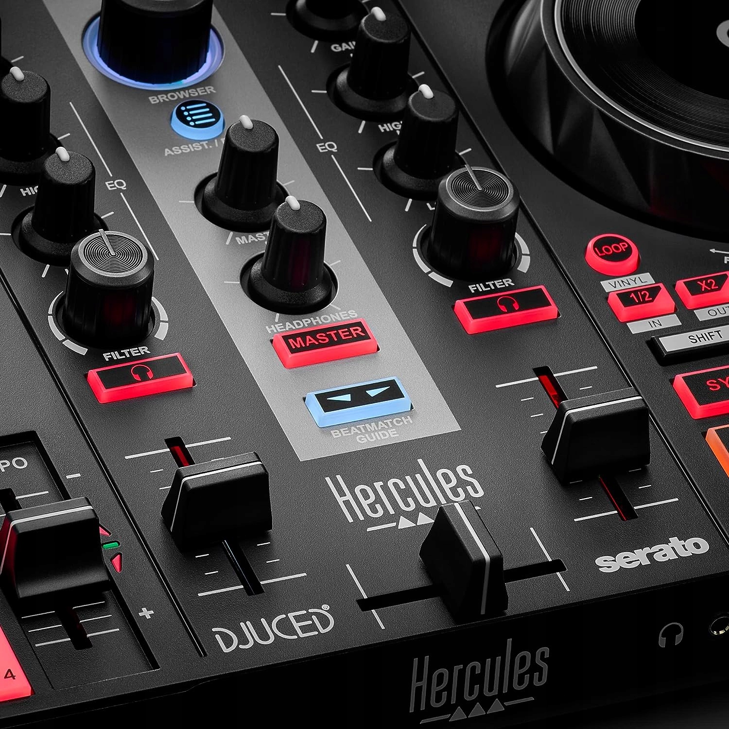 HERCULES DJCONTROL INPULSE 200 MK2 KONTROLER DJ Model Inpulse 200 MK2
