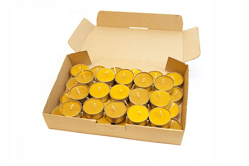 Ohřívač Tealight ze včelího vosku 4cm 30ks