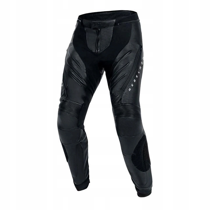 Kožené motocyklové nohavice Rebelhorn Veloce Black čierne Darčeky