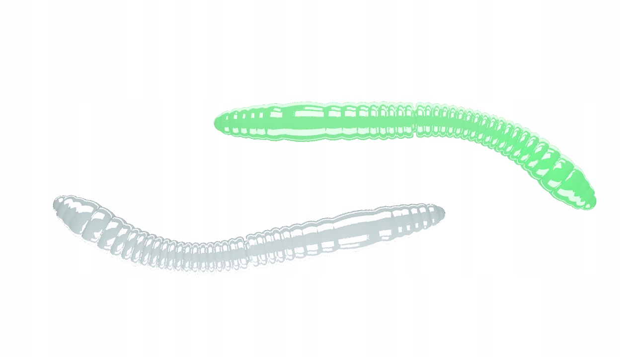 

Libra Lures Fatty D'Worm 55 bez zapachu 000 Glowe