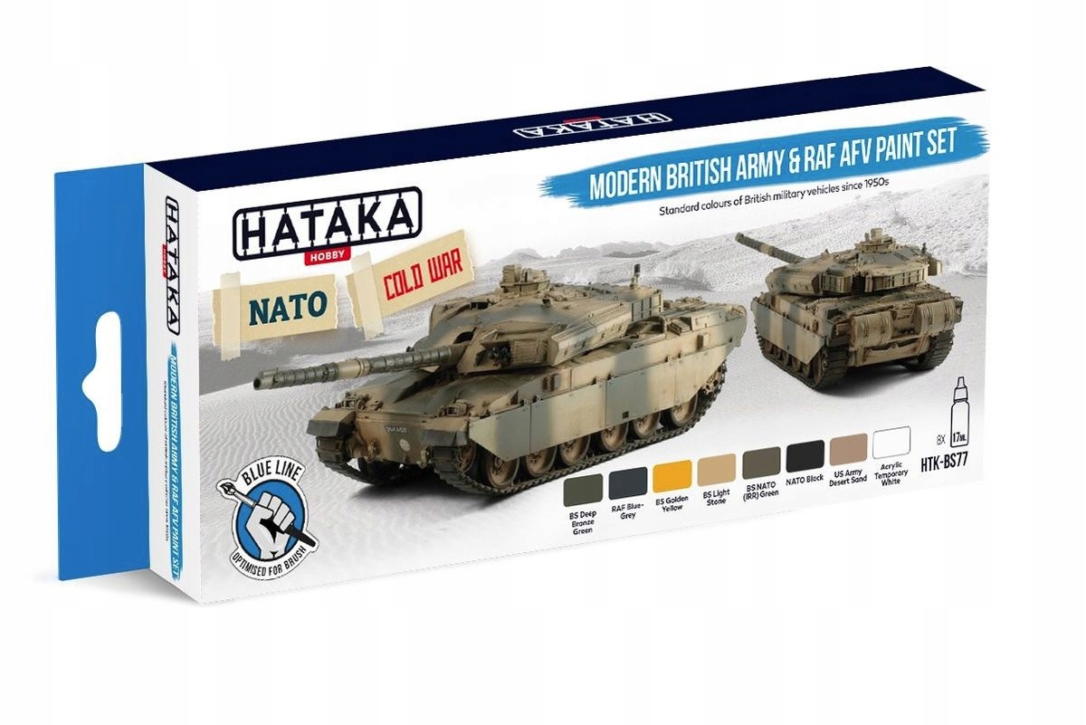 Hataka BS77 Modern British Army & Raf Afv paint set