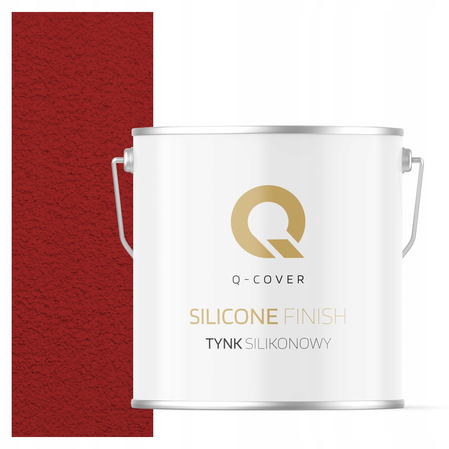 Silikonová Fasádní Omítka Červená Ral 3001 7KG Beránek Granulace 1.5mm