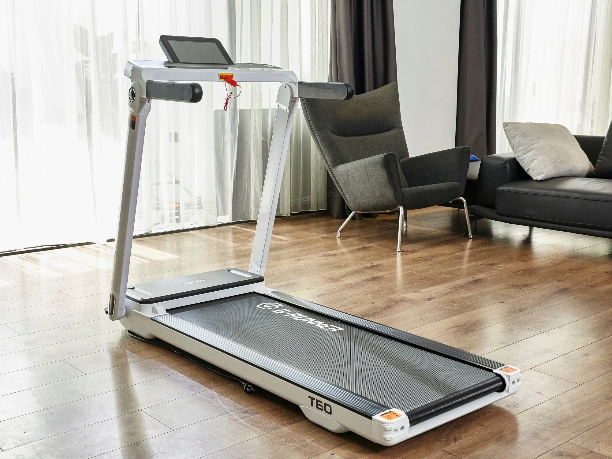 Електрична бігова доріжка FIT-NET T60 Smart App, складна, кількість програм тренувань: 50