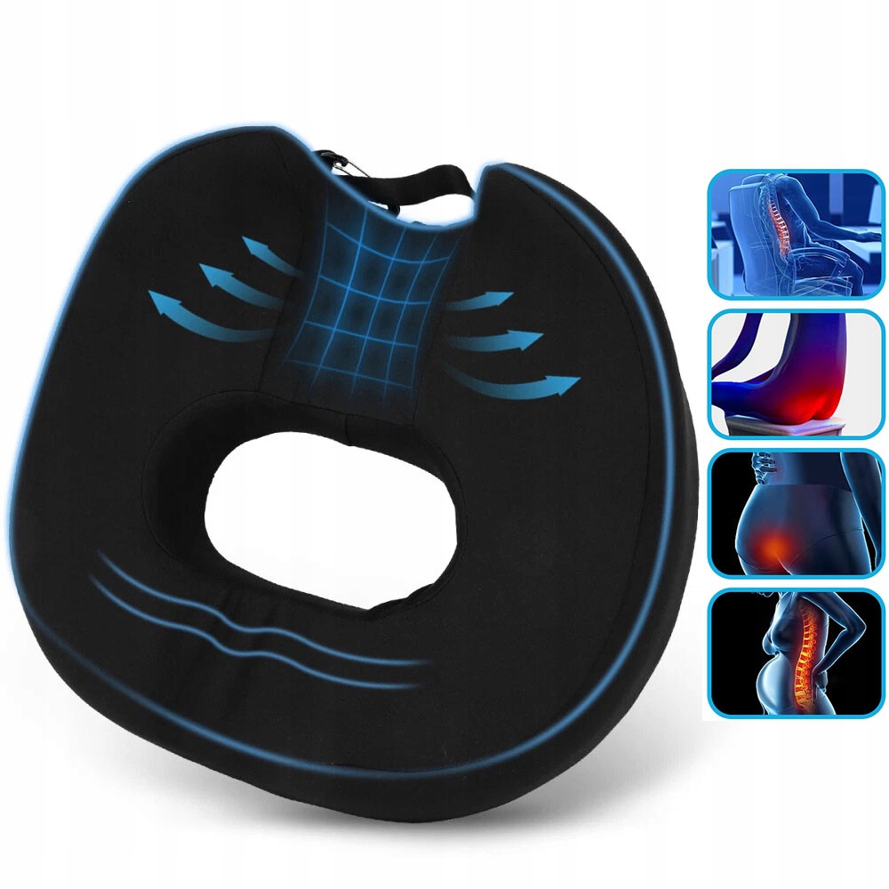 Memory Foam Poduszka Ergonomiczna Ortopedyczna Do Siedzenia Pianka Do Krzes