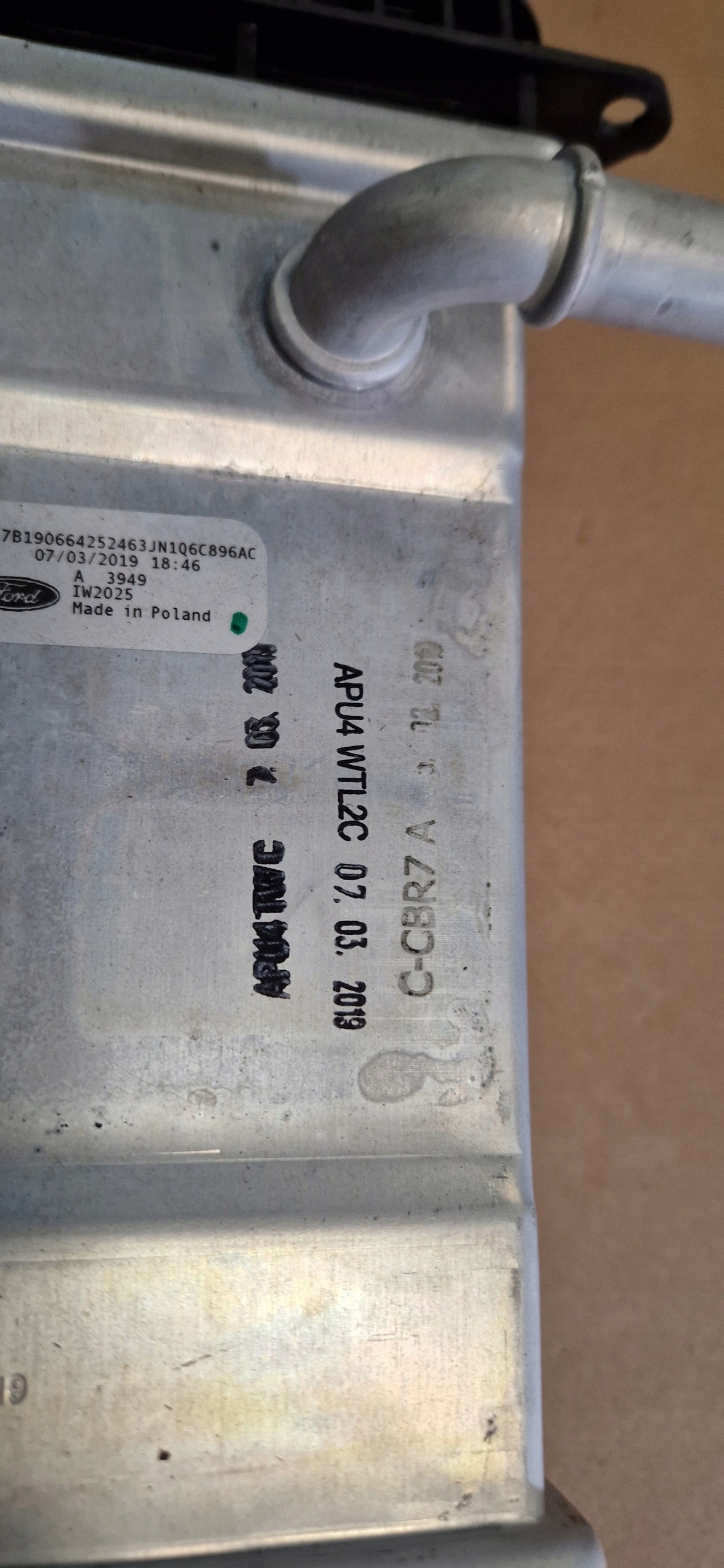 intercooler FORD FOCUS 1.5 JN1Q6C896AC ORYG new