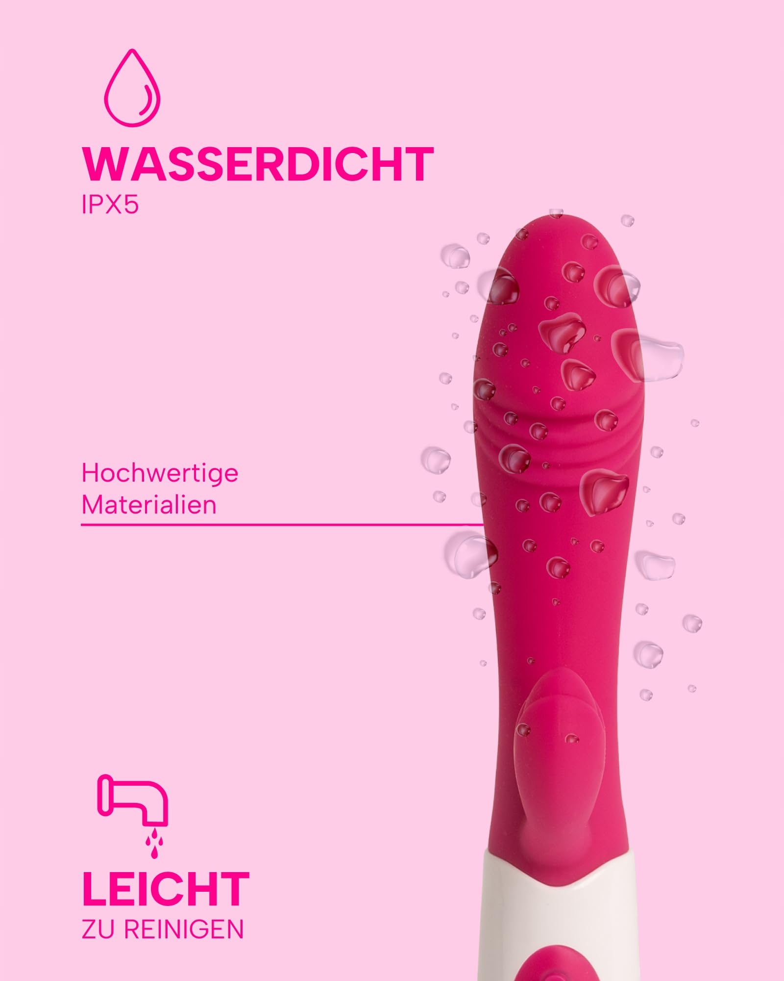 MYSECRETCASE Wibrator Królik Dla Kobiet 18cm Stymulator G Punkt 10 Trybów — miniatura 4