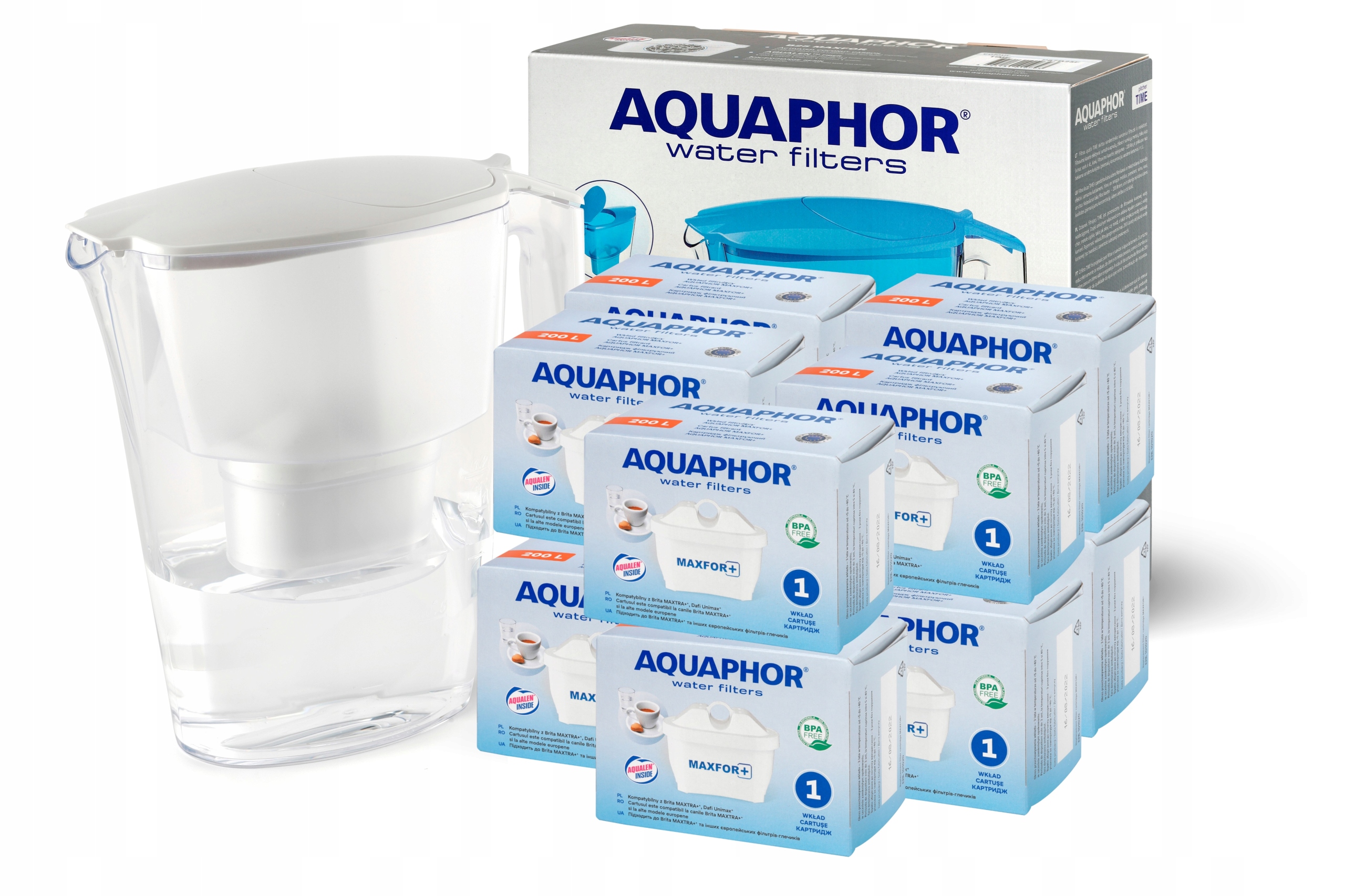 

10x Filtr Aquaphor B100-25 Maxfor +dzbanek