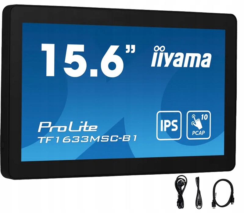 Dotykový monitor iiyama ProLite TF1633MSC-B1 15,6 Ips Led, Hdmi, Dp