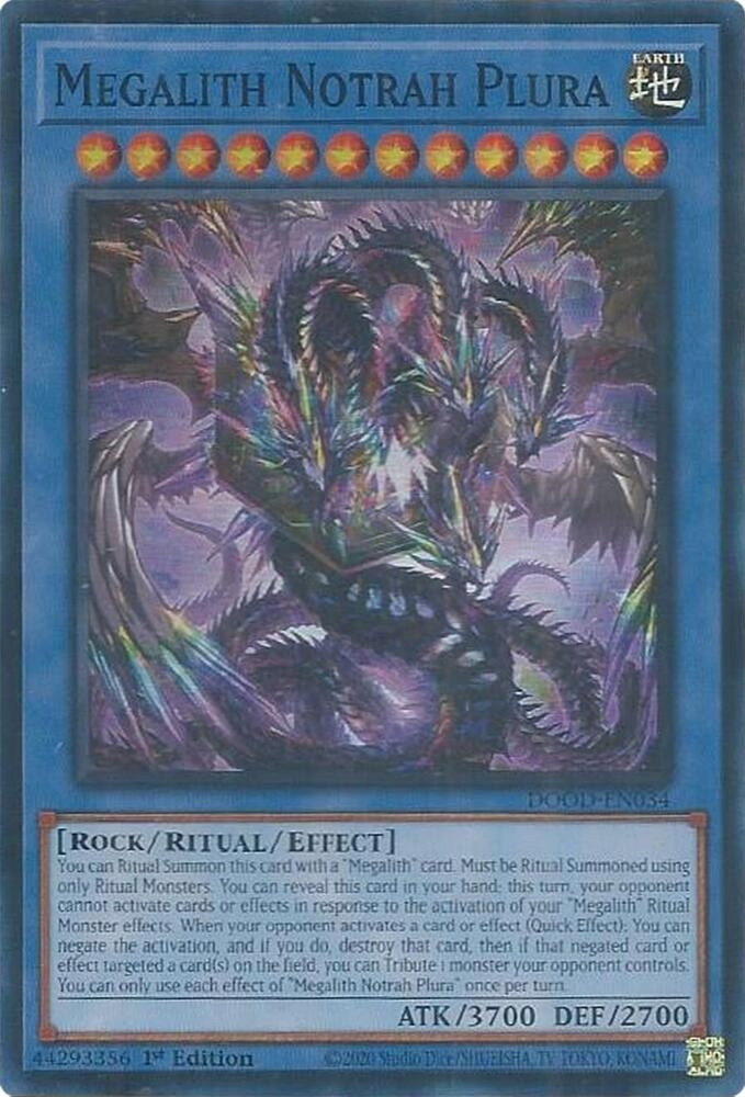 Yu-Gi-Oh! TCG: Megalith Notrah Plura (DOOD)
