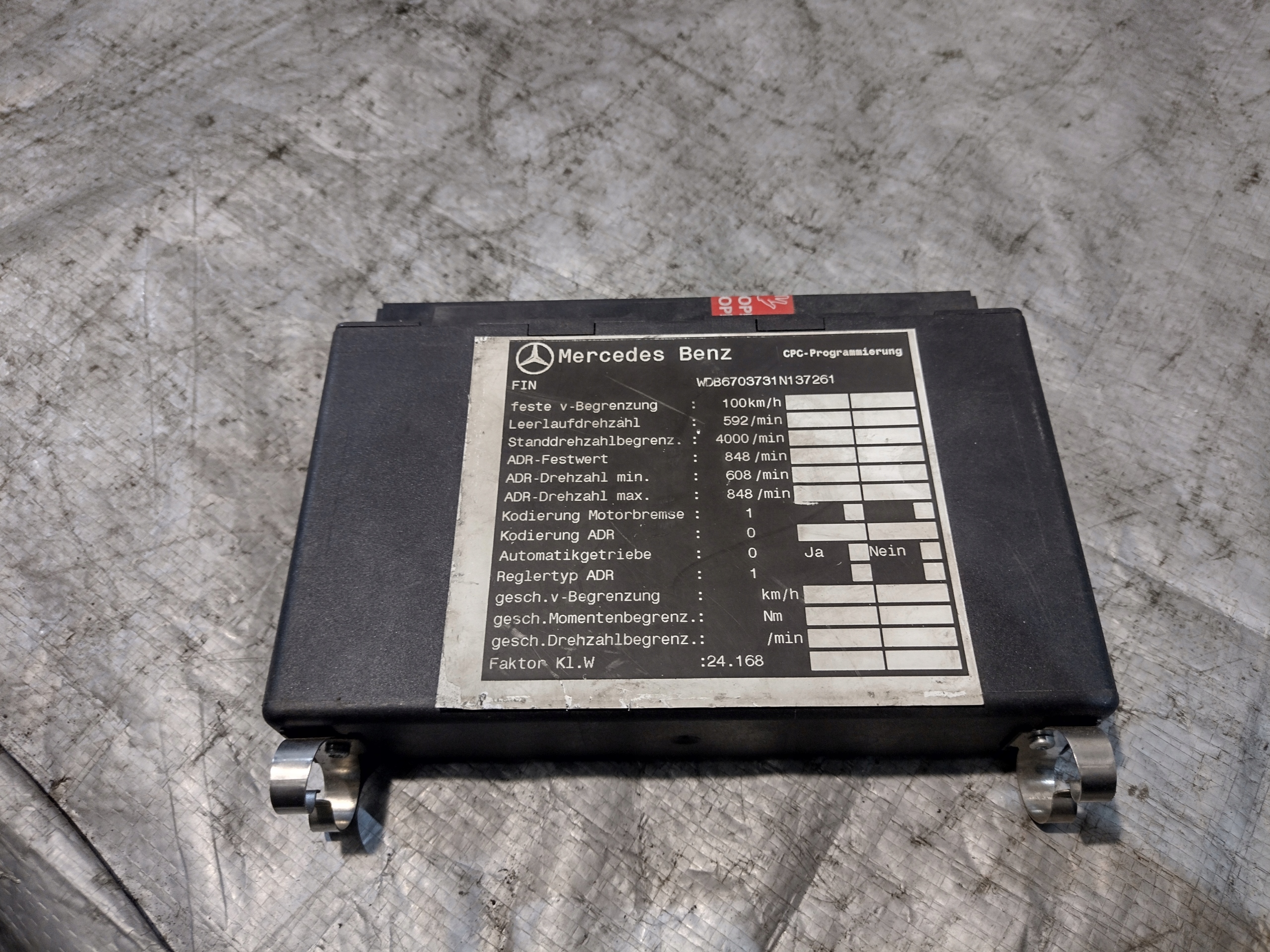Bedienteil CPC/FR Mercedes-Benz A0014465802