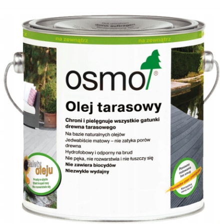 Olej Tarasowy Teak* Bezbarwny OSMO 0,75L 007 Pojemność 0.75 l