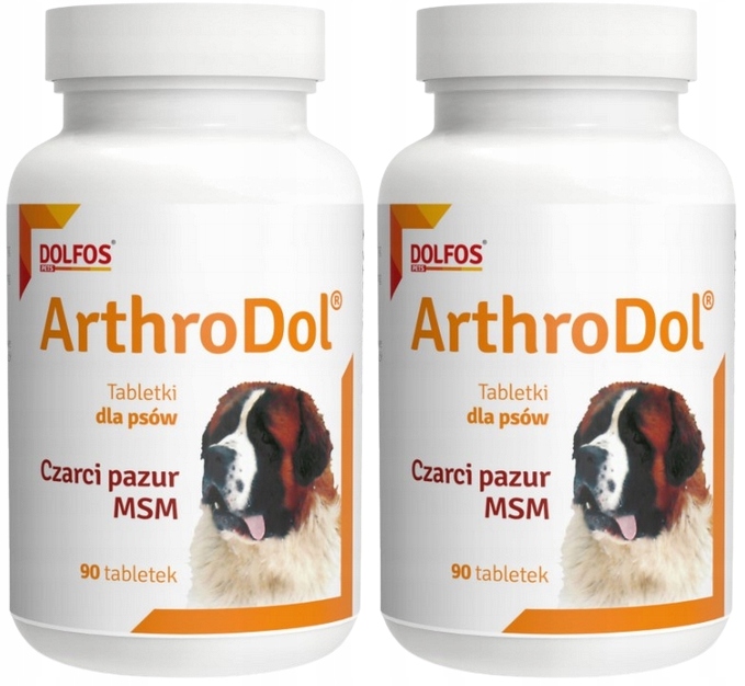 Levně ArthroDol Čertí dráp Msm na klouby pro psa 2 x 90 tablet