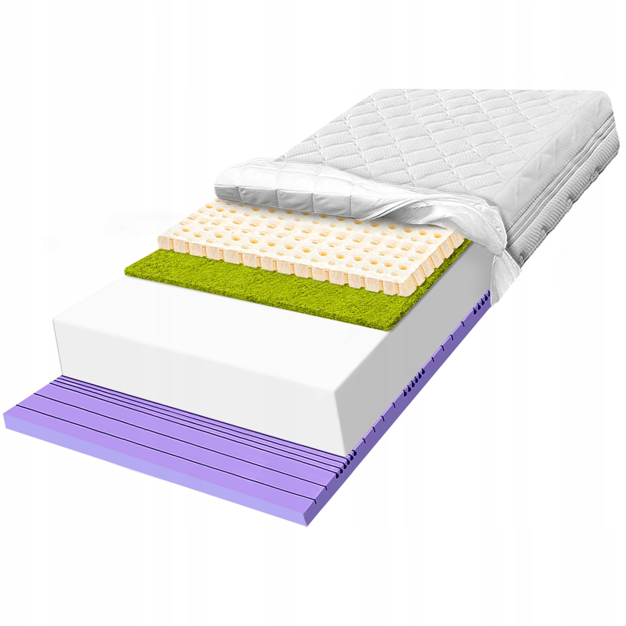 Matrac s penou 150x200 H2 s latexom a morskou trávou, 7 zónová alergia, 15 cm