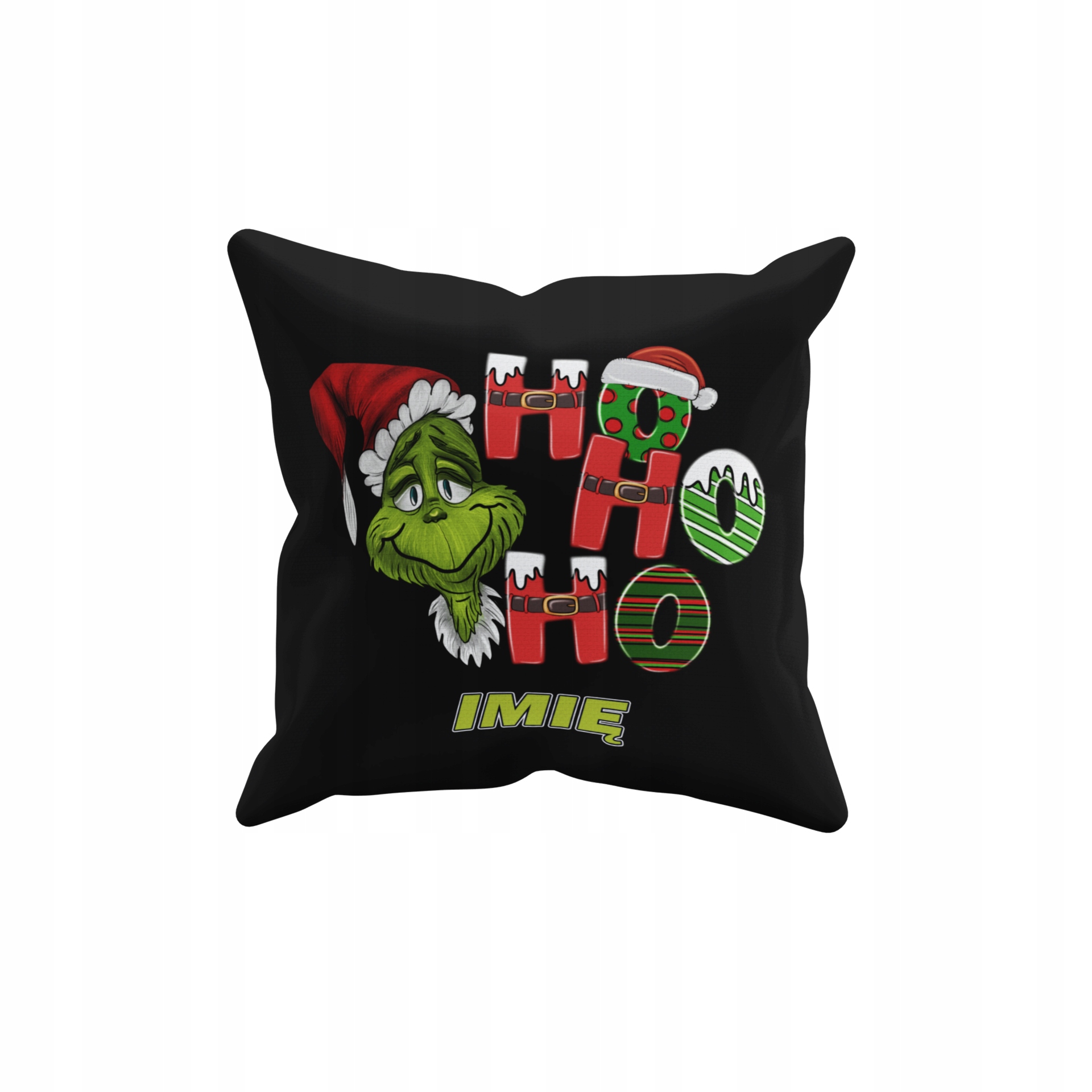POSZEWKA NA PODUSZKĘ JAŚKA DO PRZEDSZKOLA GRINCH ŚWIĘTA + IMIĘ GRATIS Waga produktu z opakowaniem jednostkowym 0.5 kg