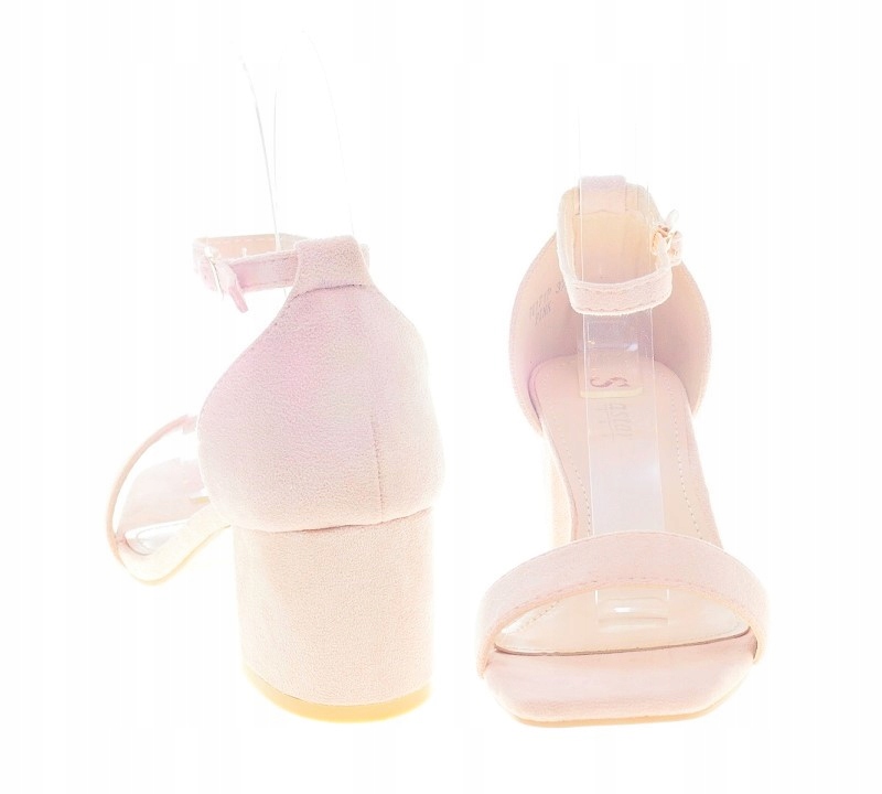 ZAMSZOWE SANDAŁKI SŁUPEK TU171 Pink r.39 Rozmiar 39