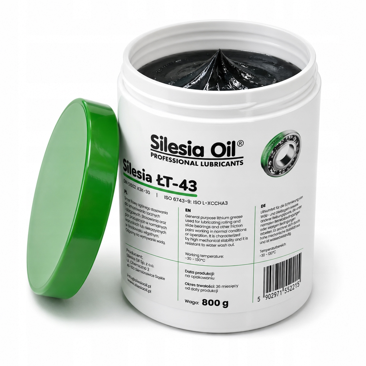 Smar litowy Silesia Oil ŁT-43 800 ml Towot