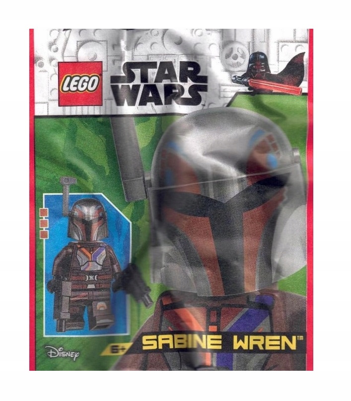 Lego Star Wars 472407 Minifigure Paper Bag Saszetka Sabine Wren nowy