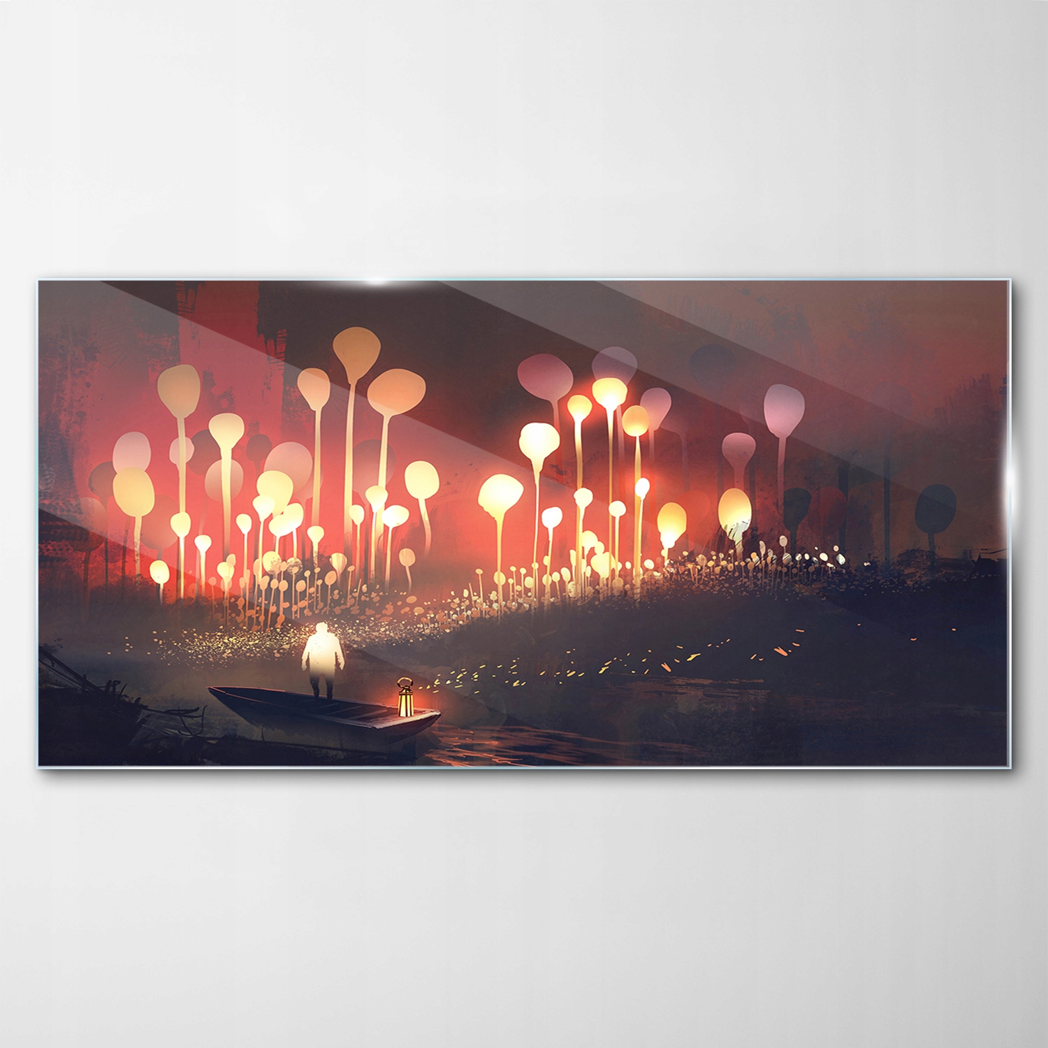 

Obraz Szklany Dekor Noc Las Fantasy Drzewa 120x60