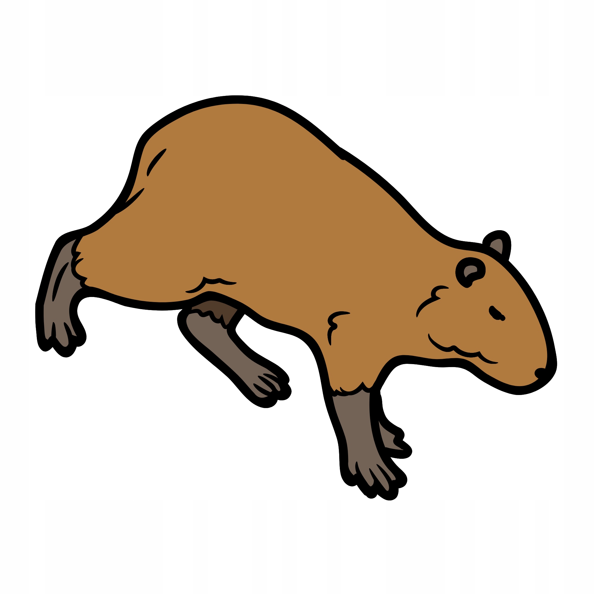 Capybara rock rust фото 33