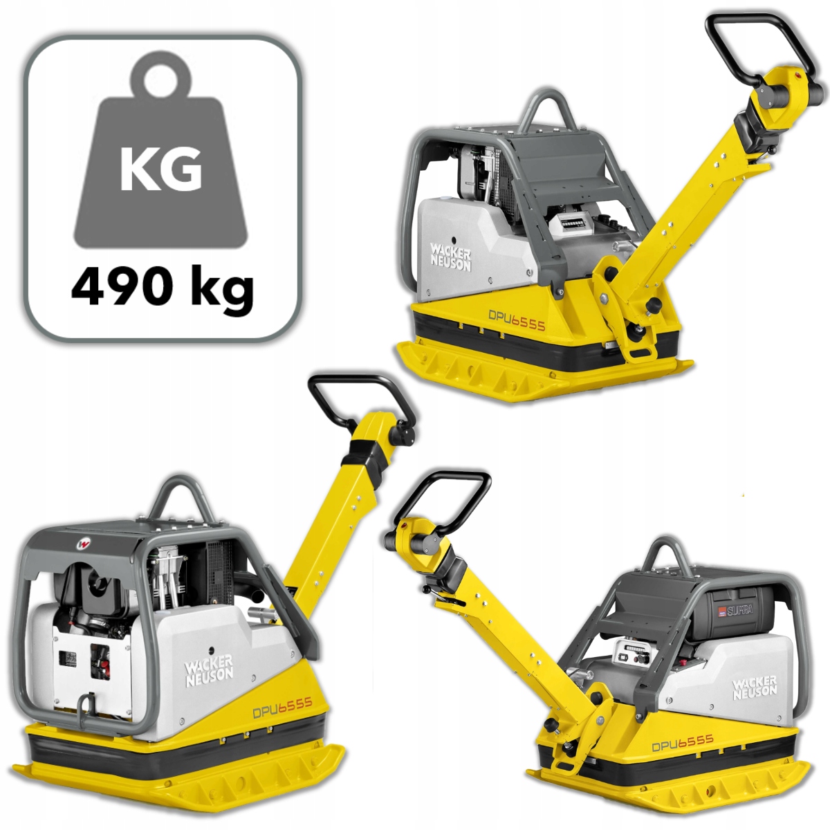 Zagęszczarka Wacker Neuson Dpu 6555 Hech 500KG