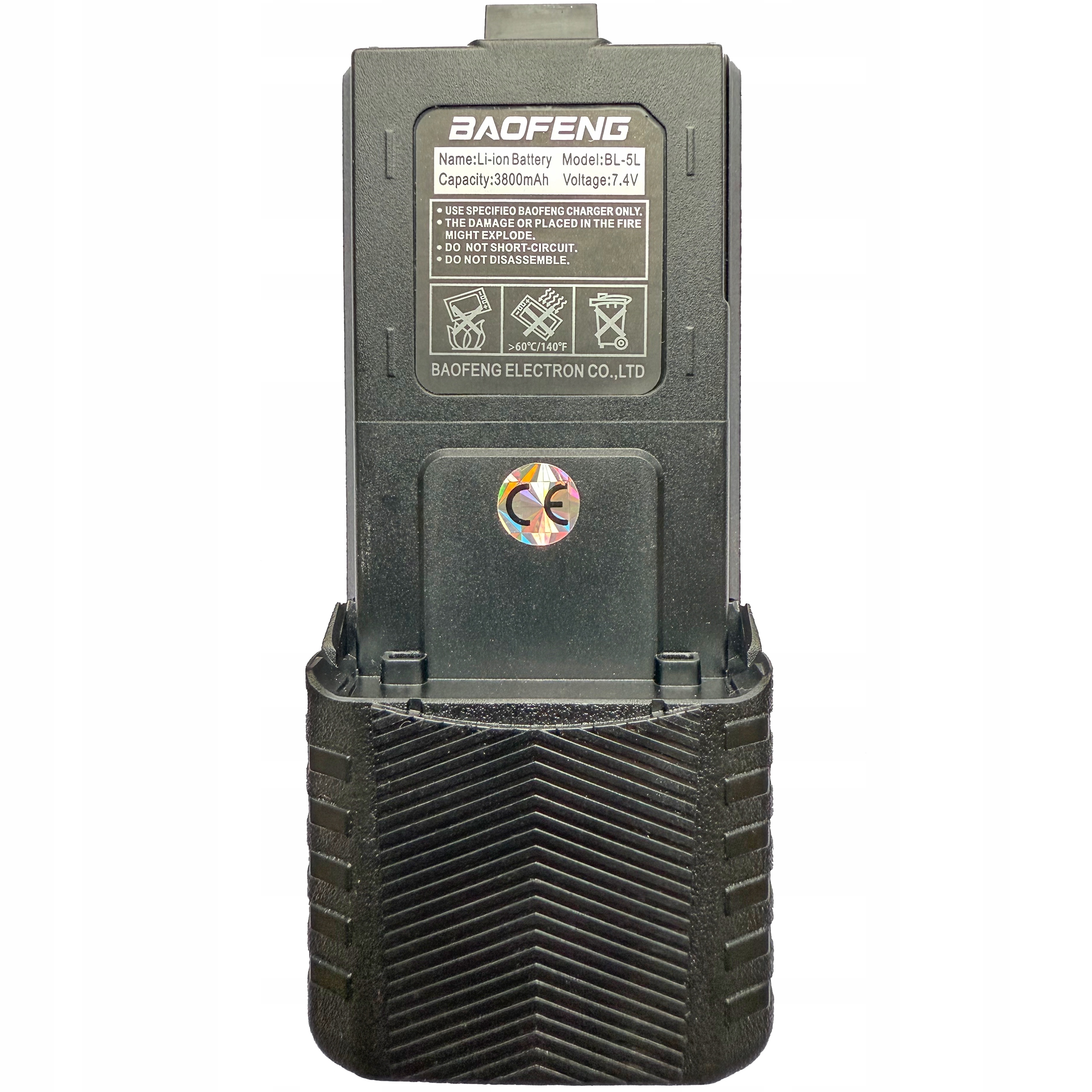 Oryginalna bateria 3800 mAh Usb-c do Baofeng UV-5R powiększony akumulator