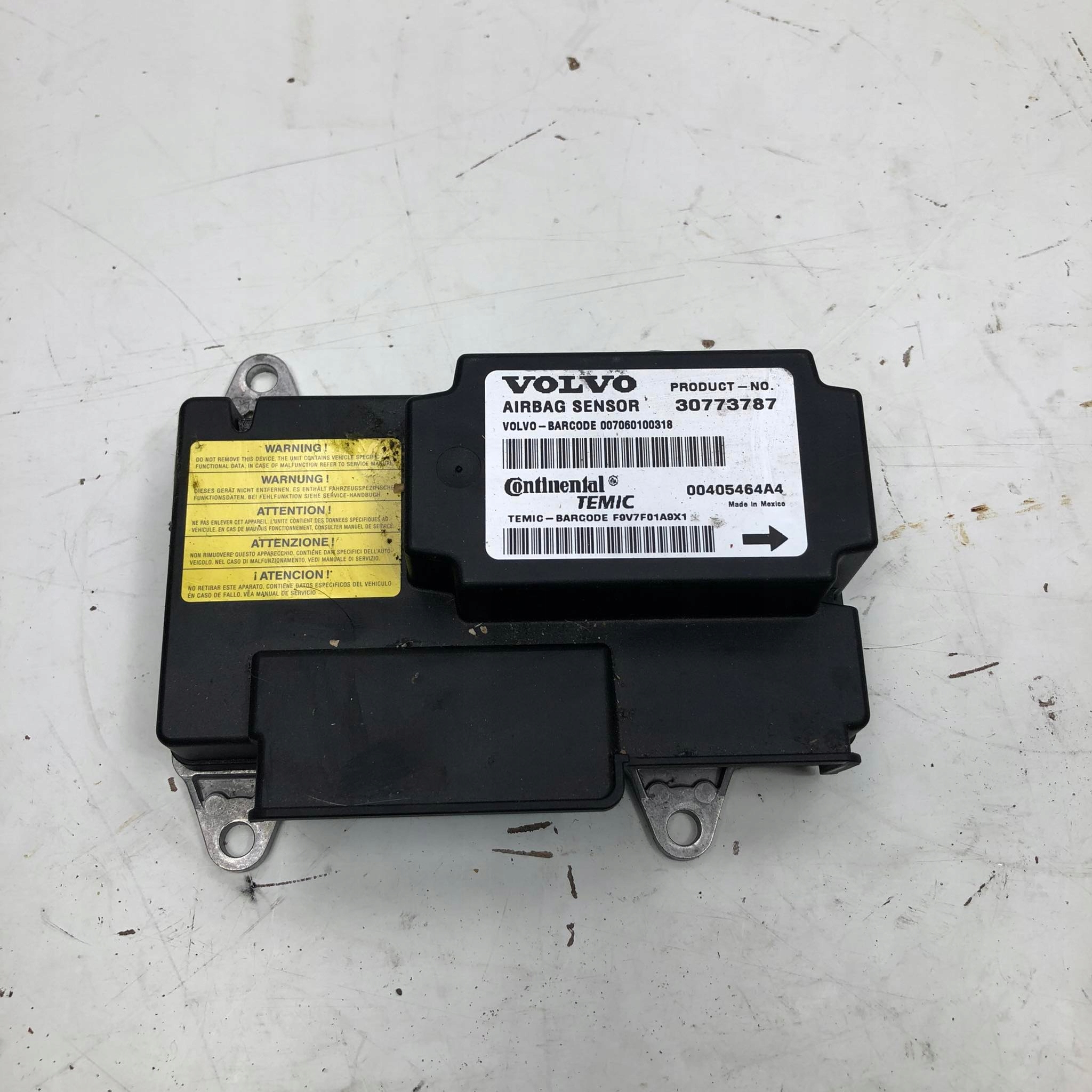 30773787 - Модуль датчика подушки безопасности C70 II