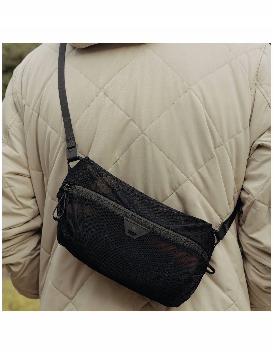 Travel Line Peak Design Ultralight Mesh Packing Cube X-Small Eclipse – XS Kolor czerwony