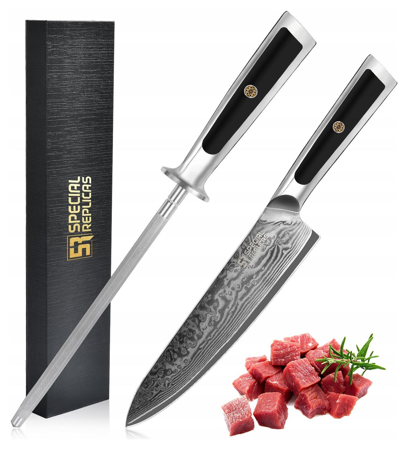 Prof Nôž šéfkuchára Damast Brusný Kameň YD75-10