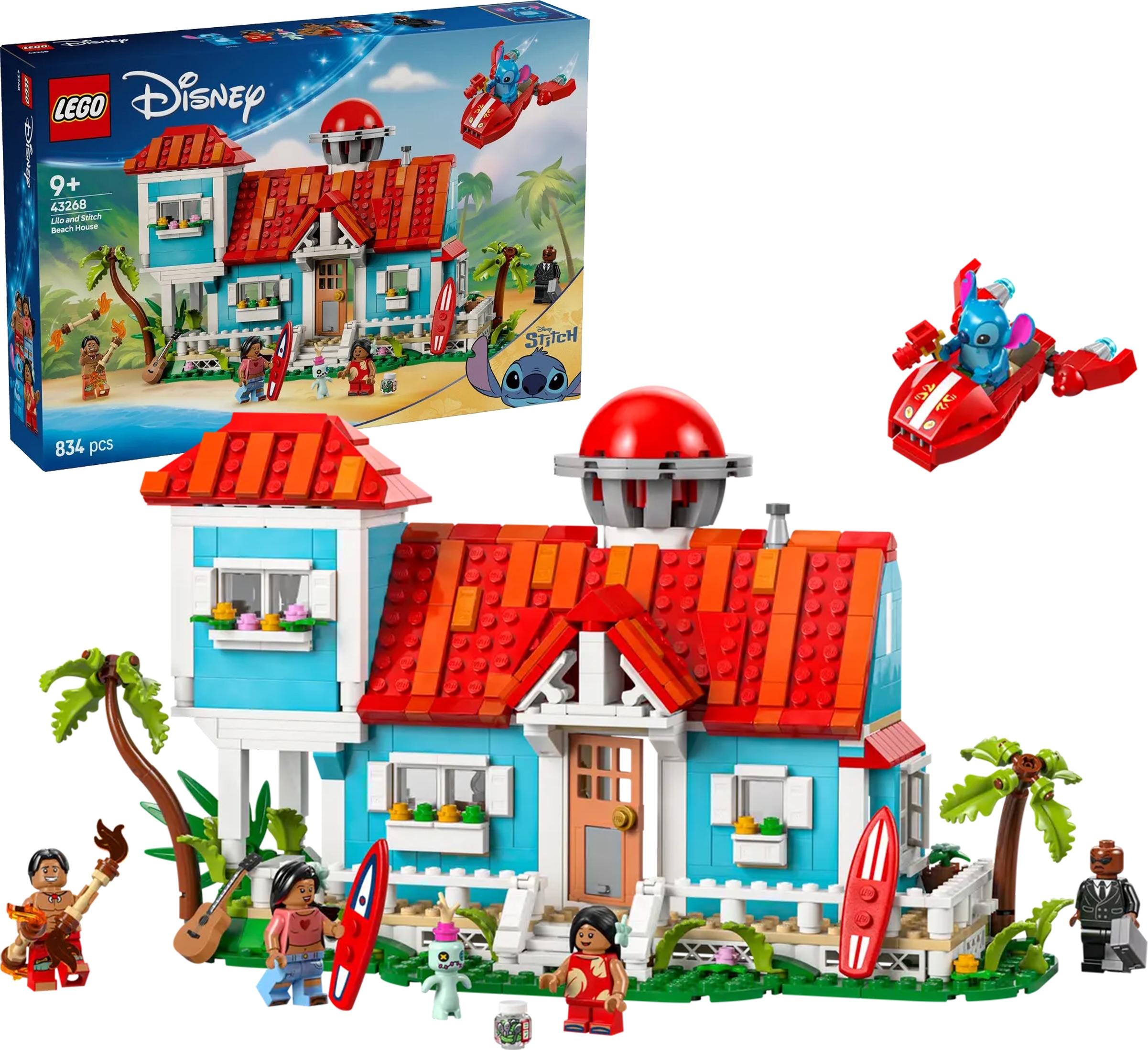 Lego Disney Domeček na pláži Lilo a Stitcha 43268