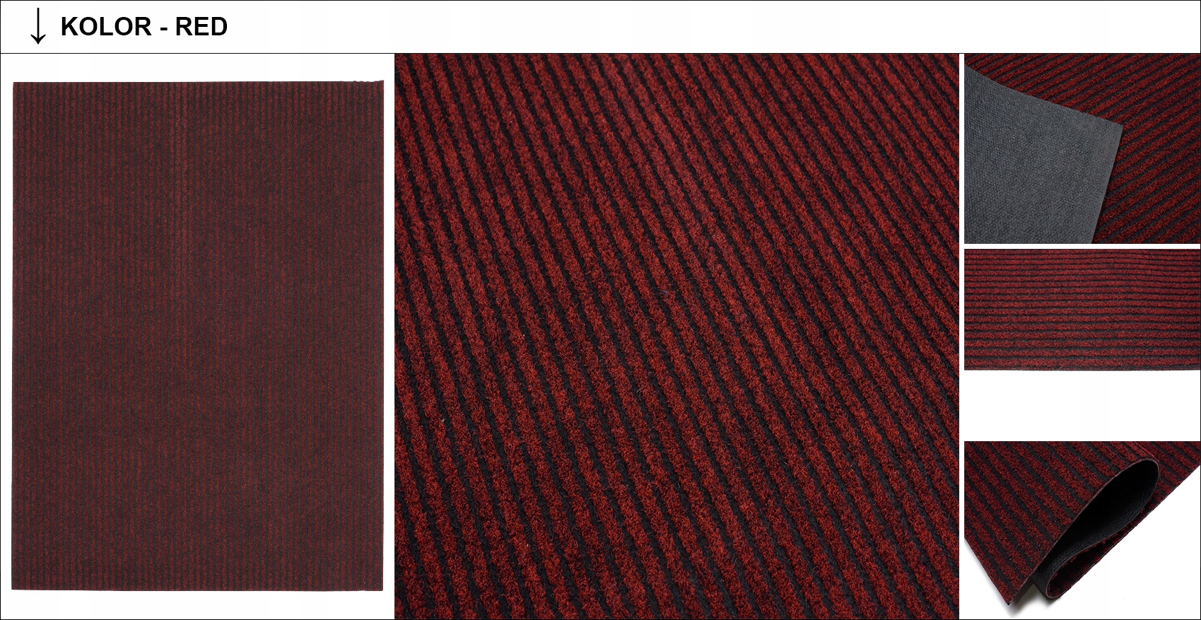 Wykładzina GIN 200cm Wycieraczka Mata Wejściowa Marka Dywany Chemex