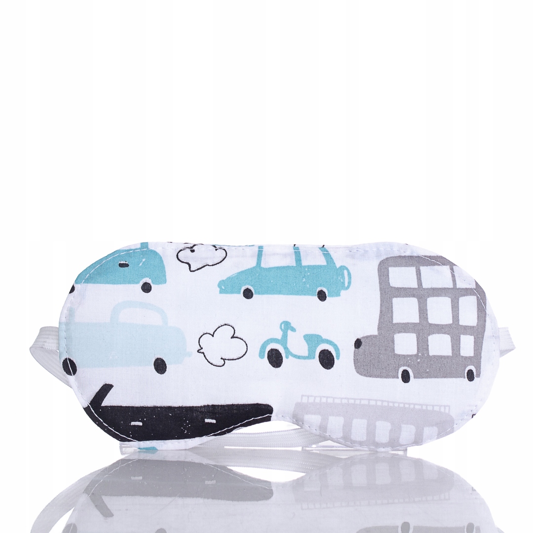 OPASKA maska do spania i medytacji BAWEŁNIANA autka