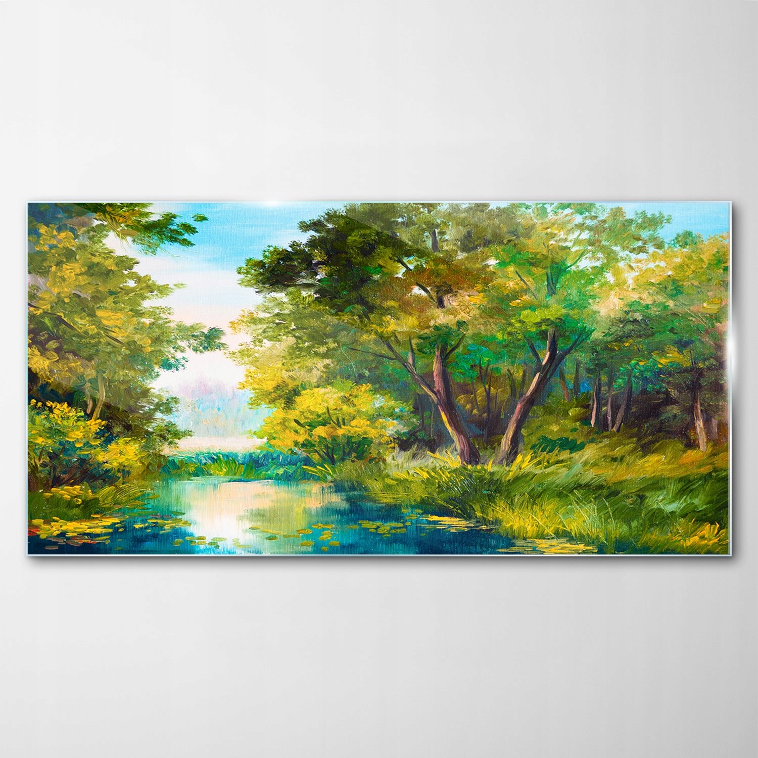 

Obraz na Szkle Dekor Drzewo Jezioro Trawa 120x60