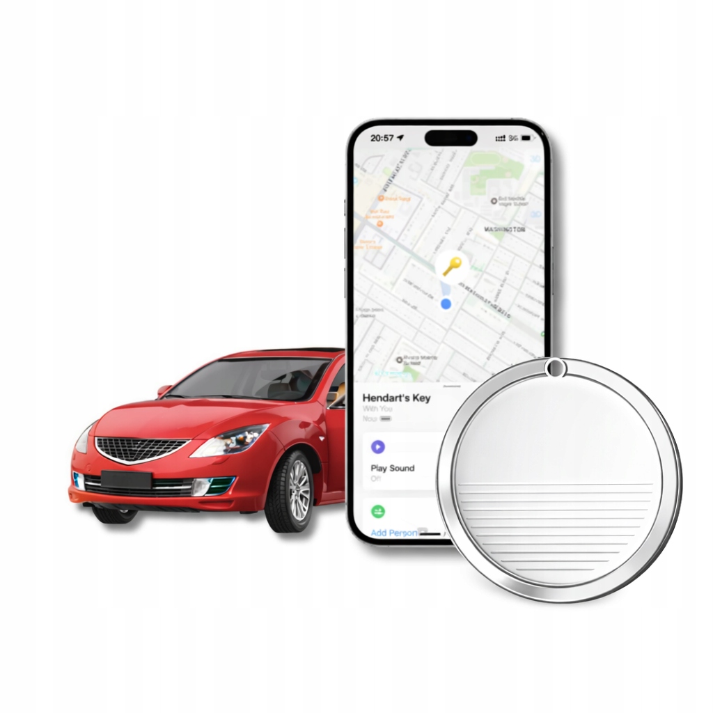 Lokalizator GPS do auta do roweru Bluetooth Android bez abonamentu