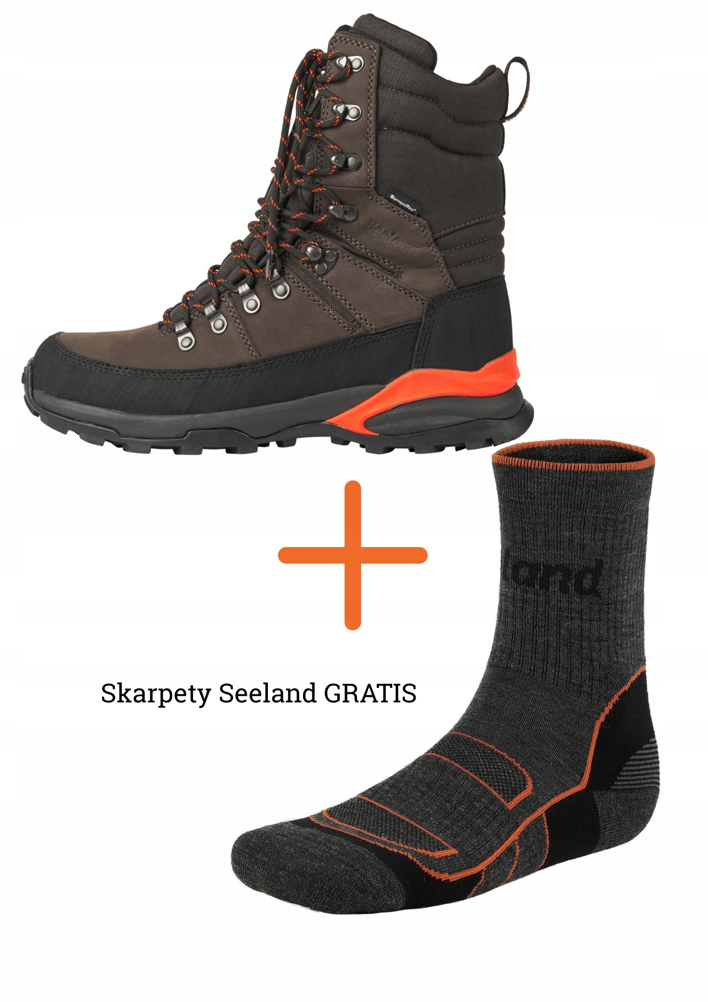 Buty myśliwskie Seeland Enduro Tracker High 40652 D Br 42 Skarpety