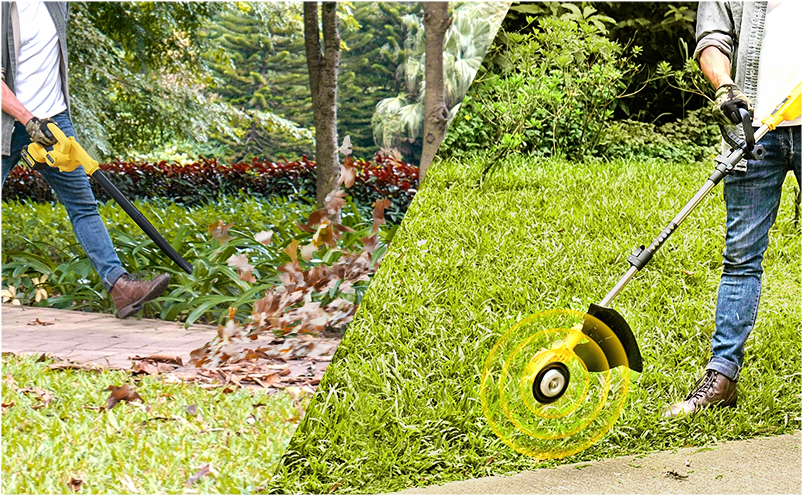 PODKASZARKA + DMUCHAWA ODKURZACZ DO LIŚCI ZESTAW XXL DWA AKU OSPRZĘT IMOUM Rodzaj podkaszarka