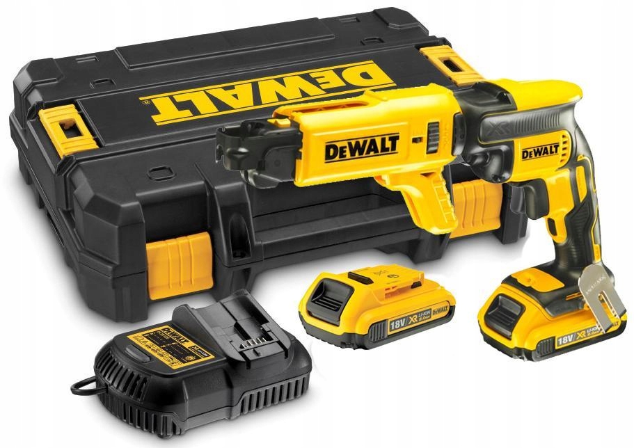 Dewalt Aku Šroubovák Na Sádrokartonové Desky 18V 30Nm 2 x 2,0Ah Li-ion Br