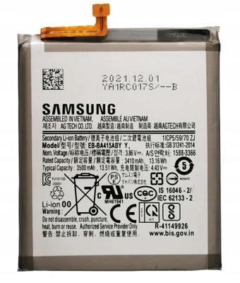 Nowa Oryginalna Bateria EB-BA505ABU Samsung Galaxy A30 SM-A305F, SM-A305YN