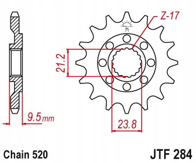 ZESTAW NAPĘDOWY DID JT HONDA CRF 450 R 2002-2003 Producent DID