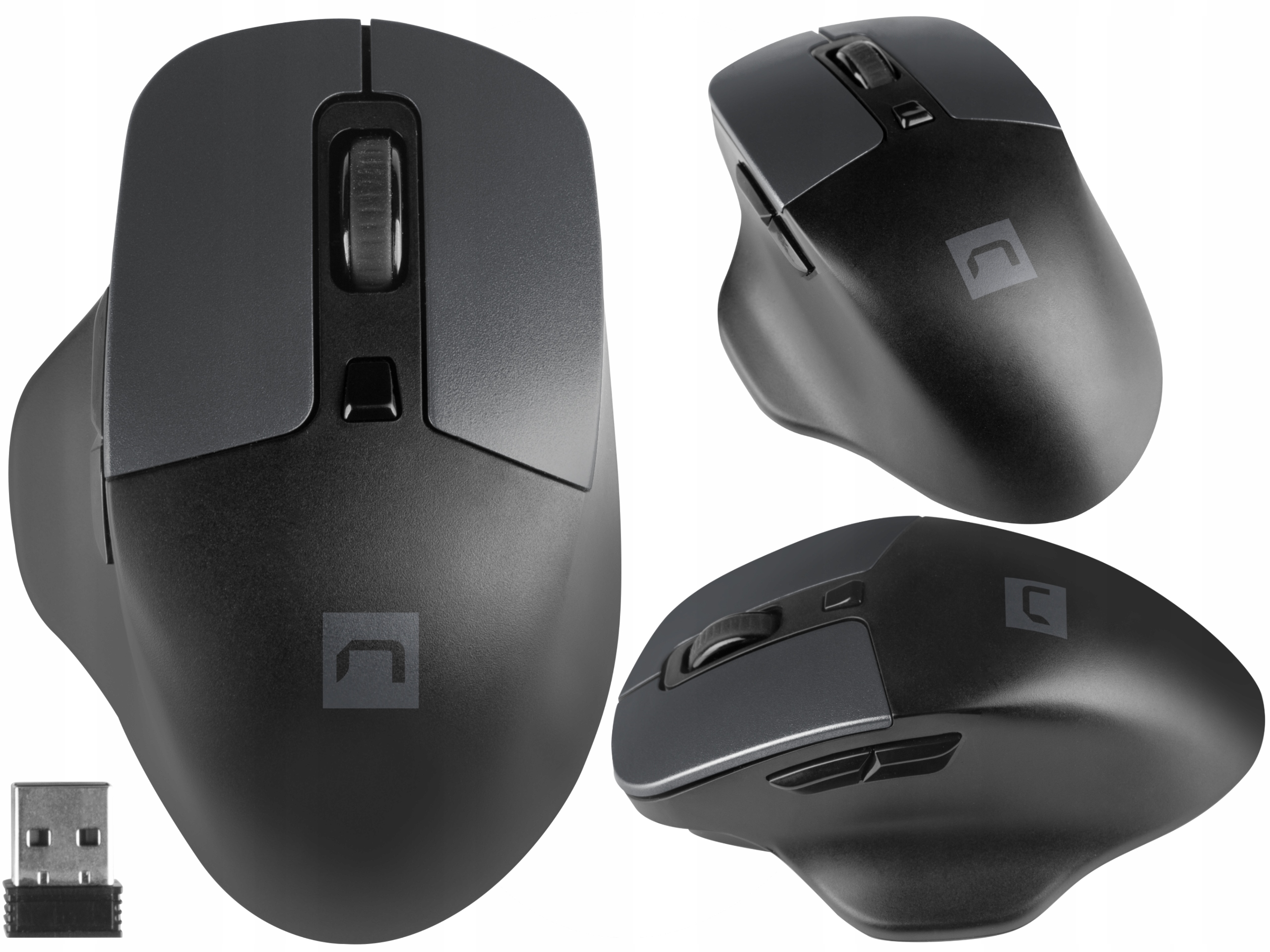 

Bezprzewodowa Mysz Myszka Bezklikowa Cicha Usb Pc