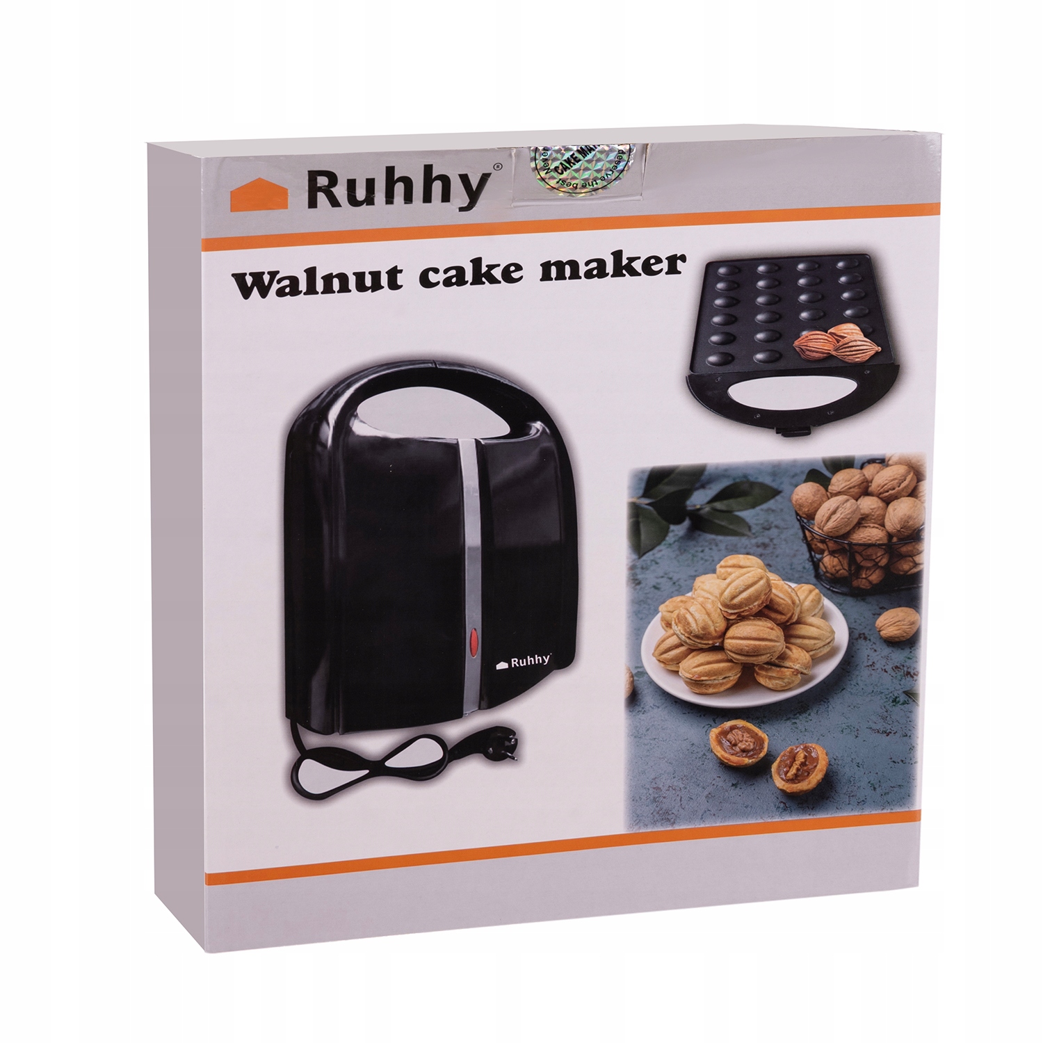 Toustovač na pečení cookies/ořechů na sušenky Ruhhy 22724 1600 W černý