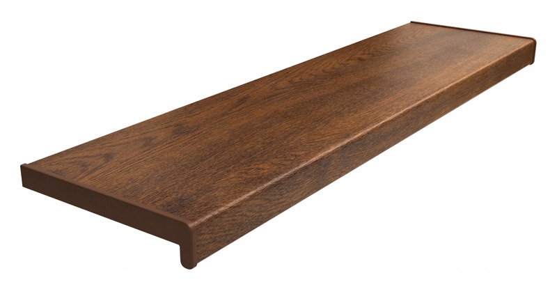 Parapet wewnętrzny PCV szerokość 20cm orzech